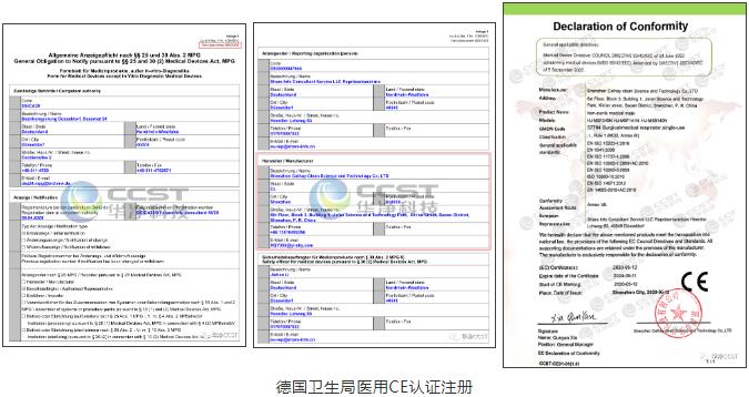 德國衛生局醫用CE認證注冊