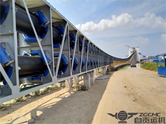 神華（huá）集團綏中（zhōng）電廠DG600管狀（zhuàng）帶式輸送機一次性重載（zǎi）運行成功