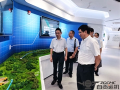 市科（kē）技局局長朱柱陪同重慶市綦江區科技（jì）局局長李（lǐ）朝明一行（háng）蒞（lì）臨我公司調研